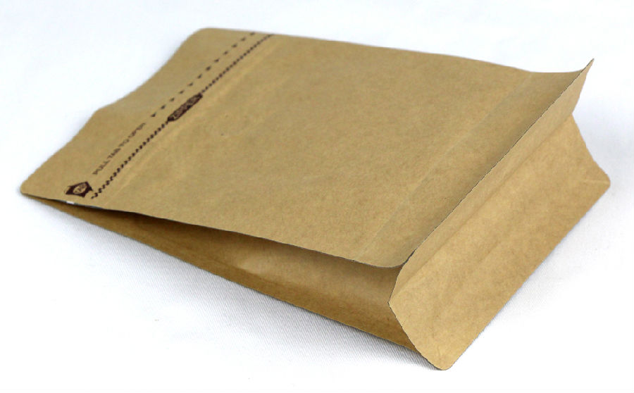 Flat Bottom Kraft Paper Pouch