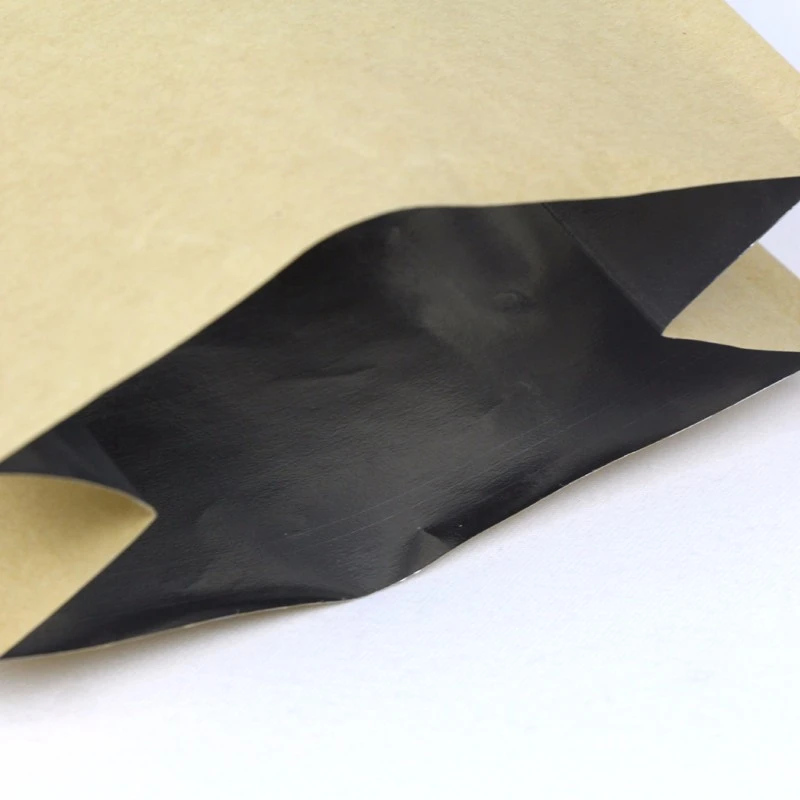 Kraftpapir Aluminiumfoliepose med ventil 8 Side forseglet Kraft Paper Aluminium Foil Bag With Valve 8 Side Sealed