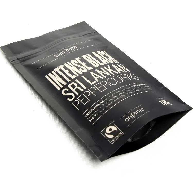 Kraft Paper + VMPET Stående Opp Veske Med glidelås Kraft Paper+VMPET Standing Up Pouch With zipper