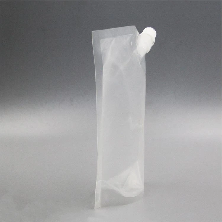 Klar Stå opp Spout Pouch med glidelås Clear Stand Up Spout Pouch With Zipper