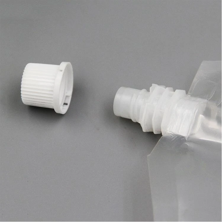 Klar Stå opp Spout Pouch med glidelås Clear Stand Up Spout Pouch With Zipper