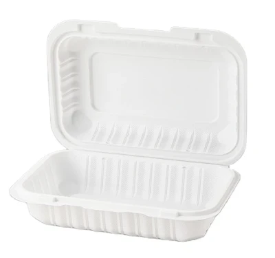 1Rectanglar MFPP Meal Prep Container MFPP White Take out lunch box