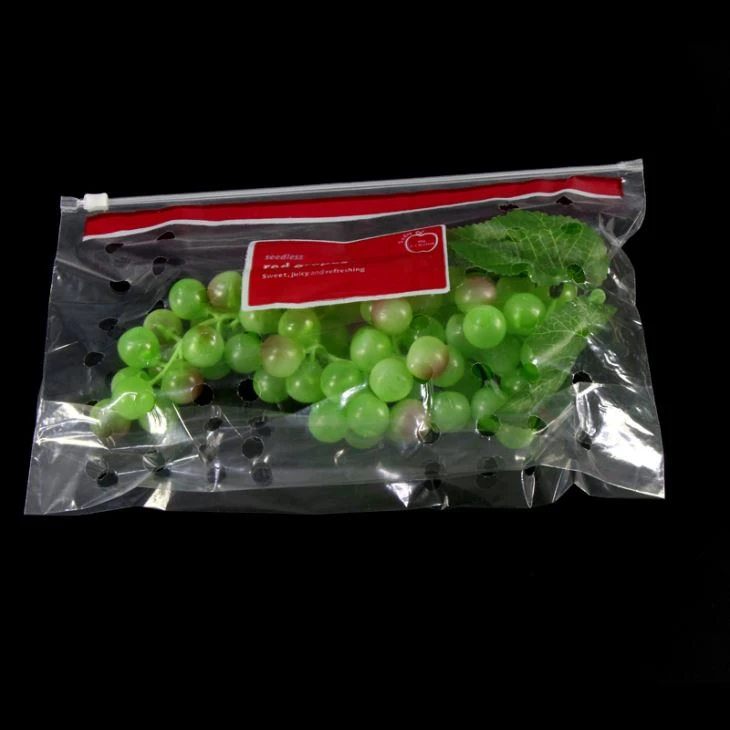 Produsenter gjennomsiktig Zip Lock Cpp plast frukt innpakning Bag