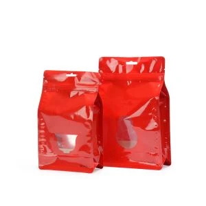Aluminiumfolie boks med vindu