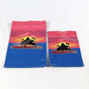 Aluminiumsfolie Matemballasjepose Verret Stand Up Zipper Pouch Factory