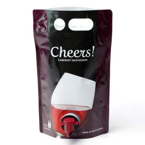 Tut Bag Aluninum Folie Vin Veske