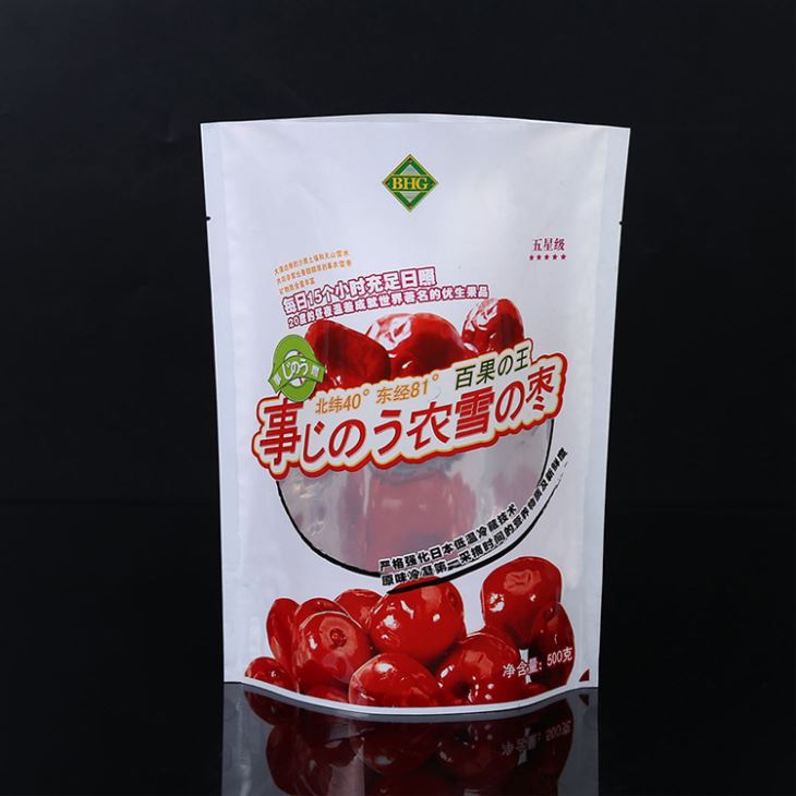 Stå opp aluminiumsfolie Snacks Packaging Bag
