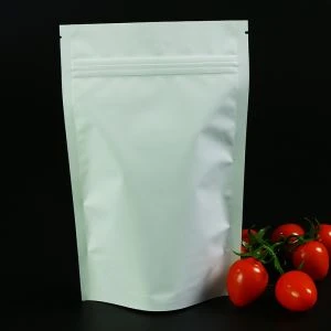 Aluminiumfolie Stå opp pose med glidelås nøtter Emballasje Bag