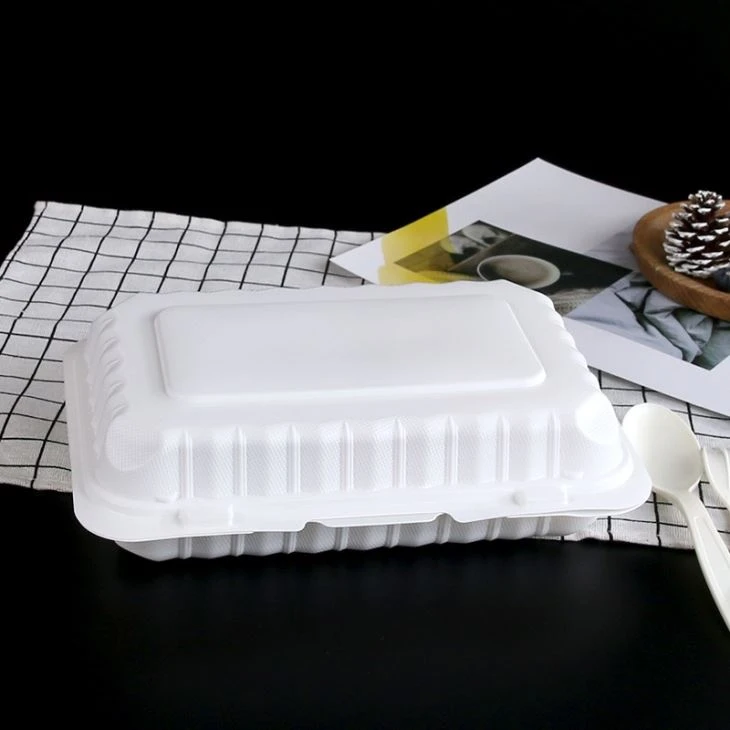 Biodegradables Clamshell Food Container Microwave Packaging