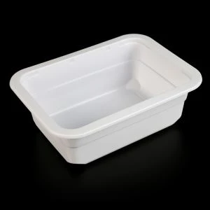 1000ml microwavable engangs plast måltid prep food catering emballasje skuffe produsent