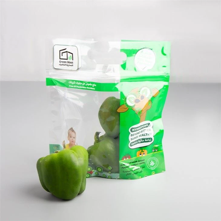 Plast Pustende Anti Fog Frisk Frukt Grønnsak Pakkeposer