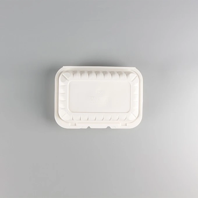 6x9inch White Pp Microwaveable Food Containers Takeout Food To Go Lunch Box Plastic Reusable Clamshell Food ContainerH