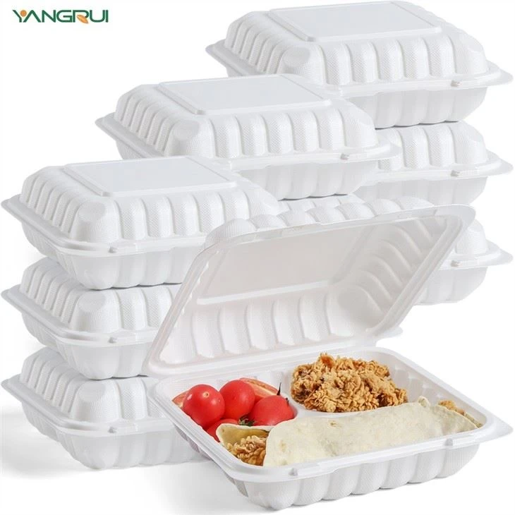 Biologisk nedbrytbar engangsmatbeholder