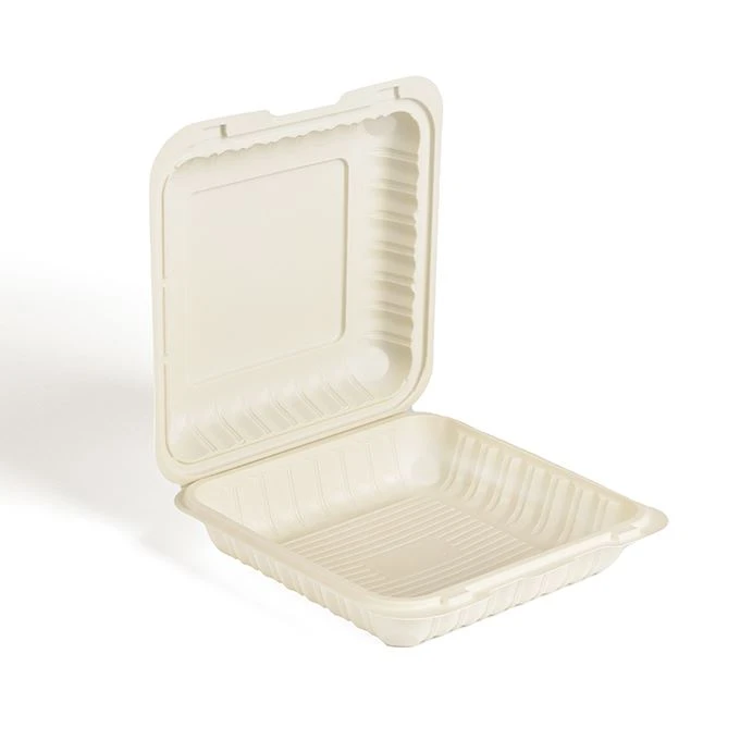 9 tommer 3 rom Gjennomsiktig Øko PP-plast BPA-fri engangsuttakspakning Lunsjb...