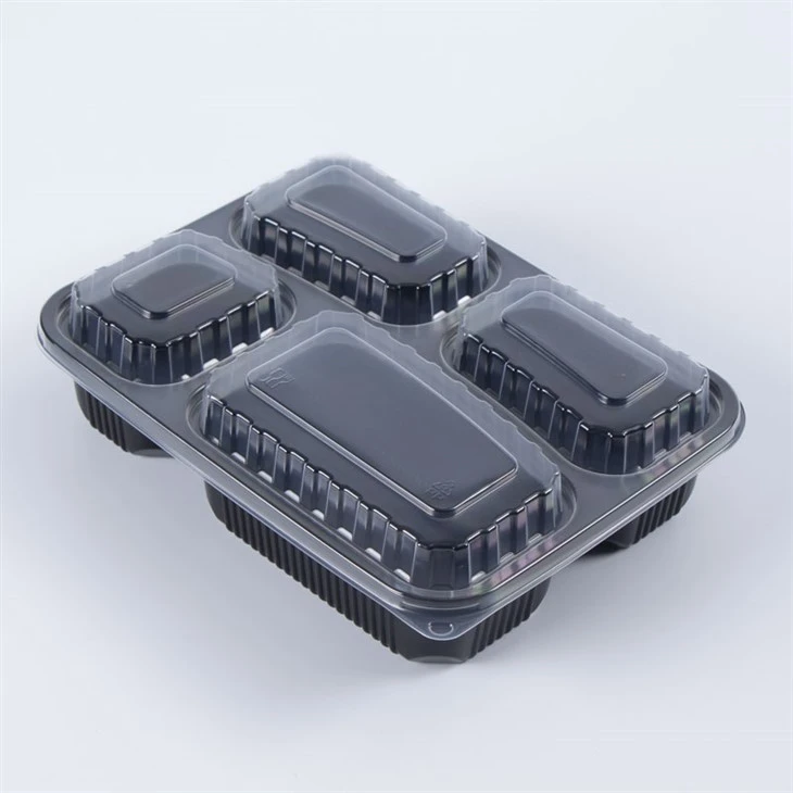 4-roms Plast Takeway Matbeholder