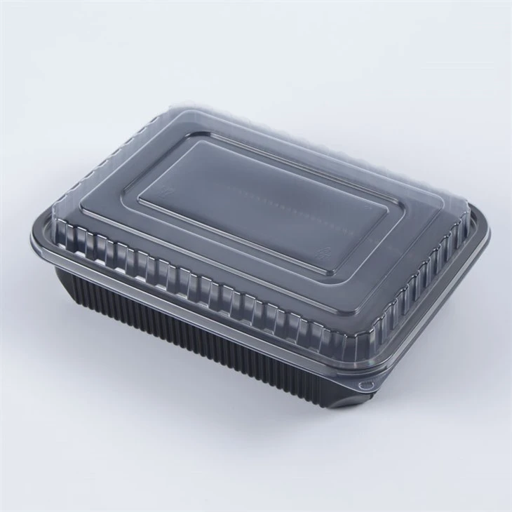 Black Meal Prep Food Container
