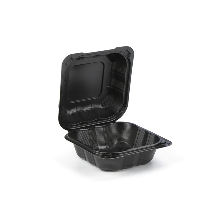 Clamshell biologisk nedbrytbar takeaway-beholder