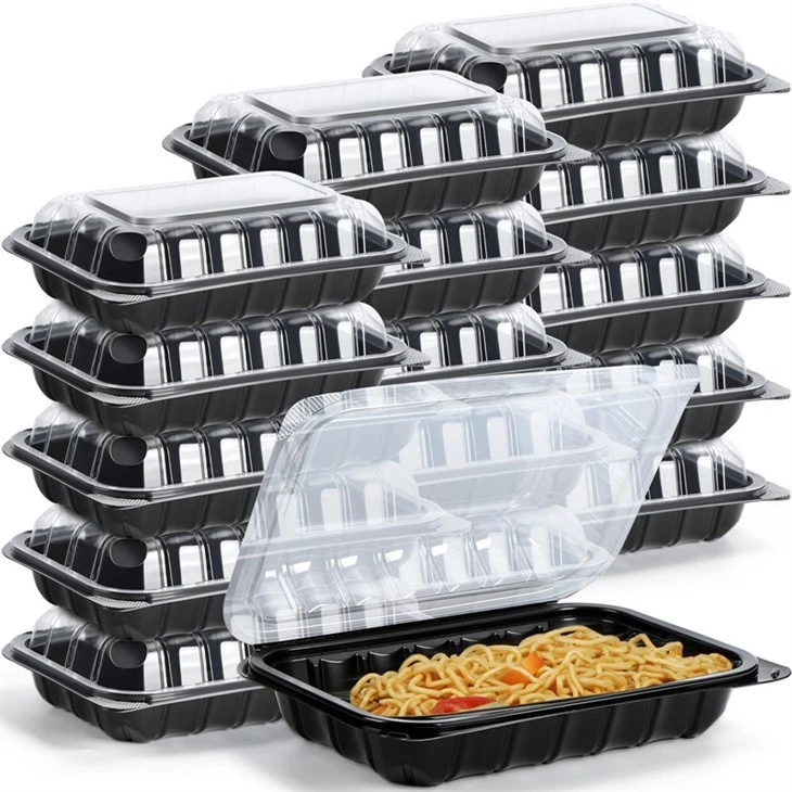 Klare plastbeholdere