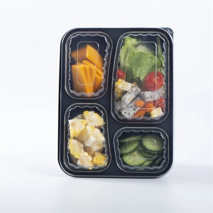 Engangs Bento-bokser med lokk
