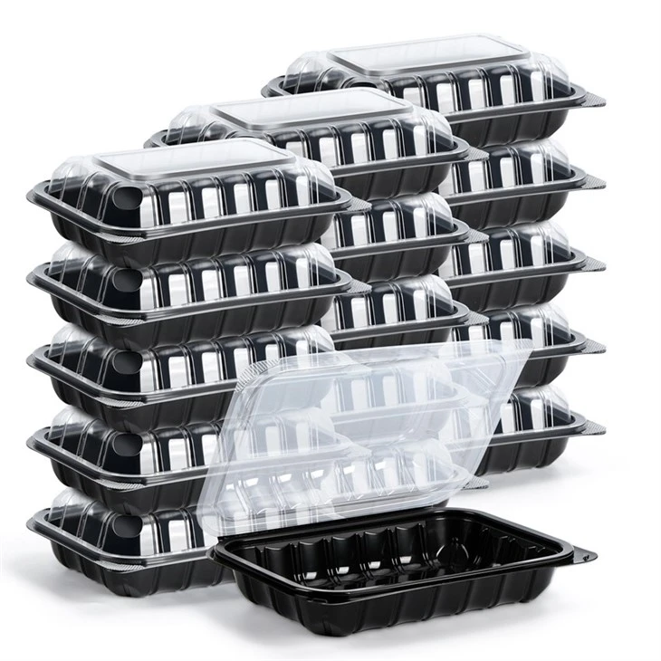 Engangs Bento Take Out hengslet boks
