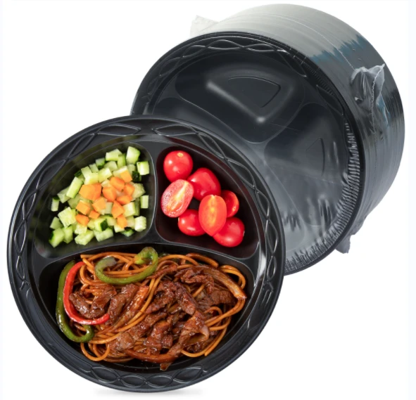 Engangs plastplate