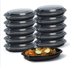 Matbeholder med take-away oval Slitesterk lekkasjesikker