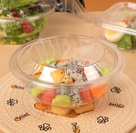 Salatskåler i plast
