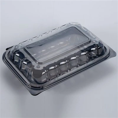 Svarte matoppbevaringsbeholdere plast