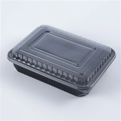Black Meal Prep Food Container