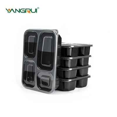 Engangs 4-roms matbeholder Bento Box