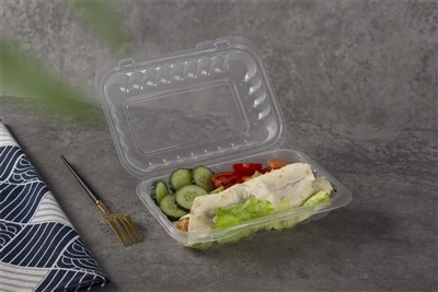 Gjennomsiktig Clamshell Take Out Box
