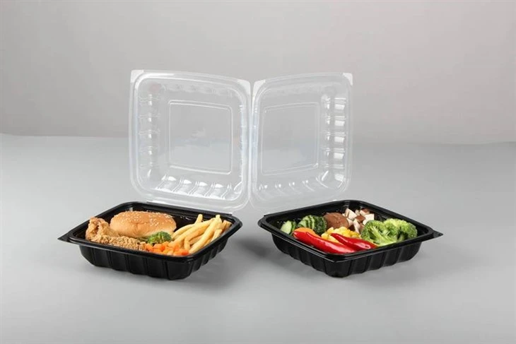Takeaway plastmatbeholder