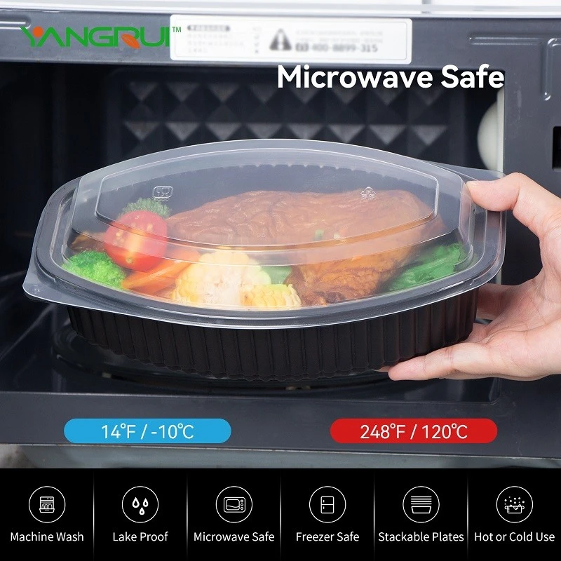 32 Oz Oval Shape Food Box