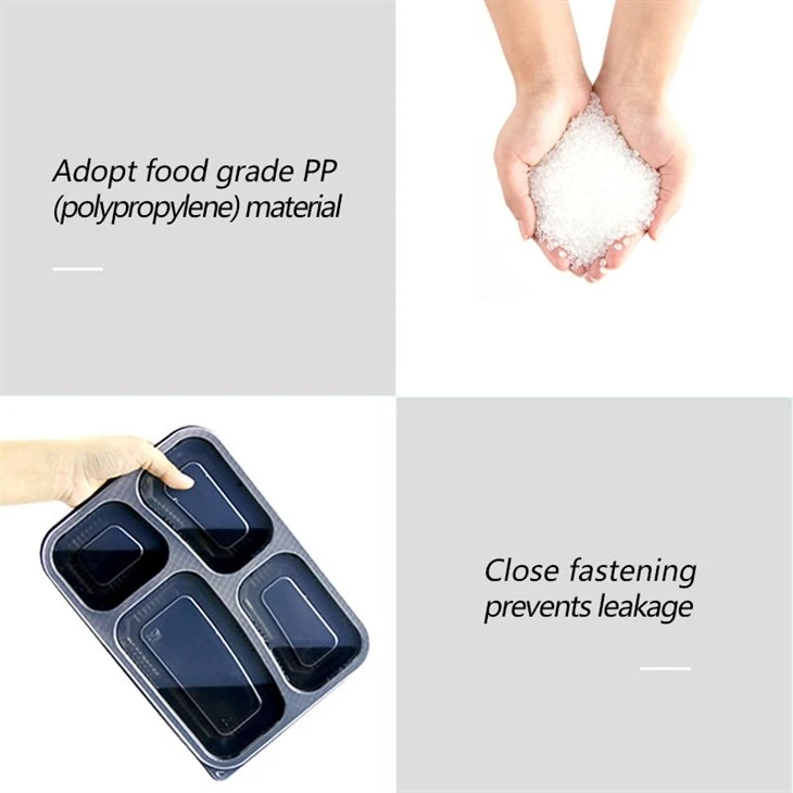 5-compartment To-go Bento Box factory