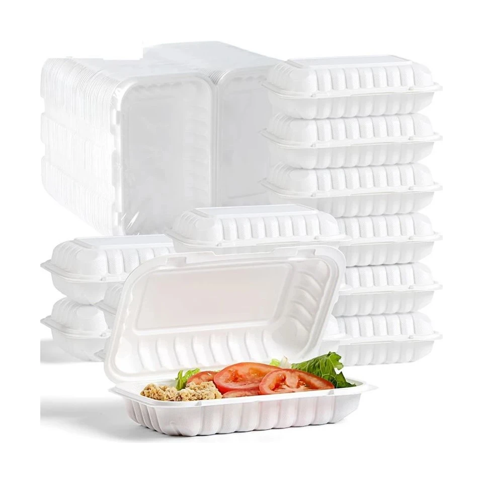 801D miljøvennlige takeaway-containere