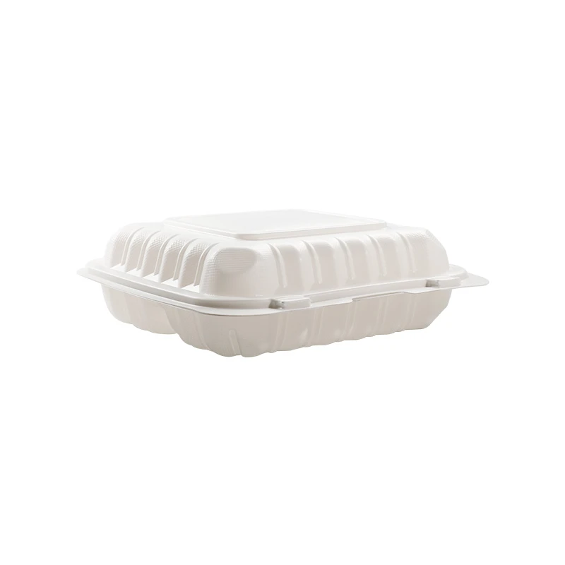 Clamshell lokk for å gå container