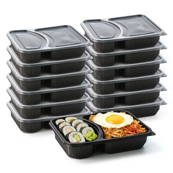 Måltidsforberedelse svart beholder