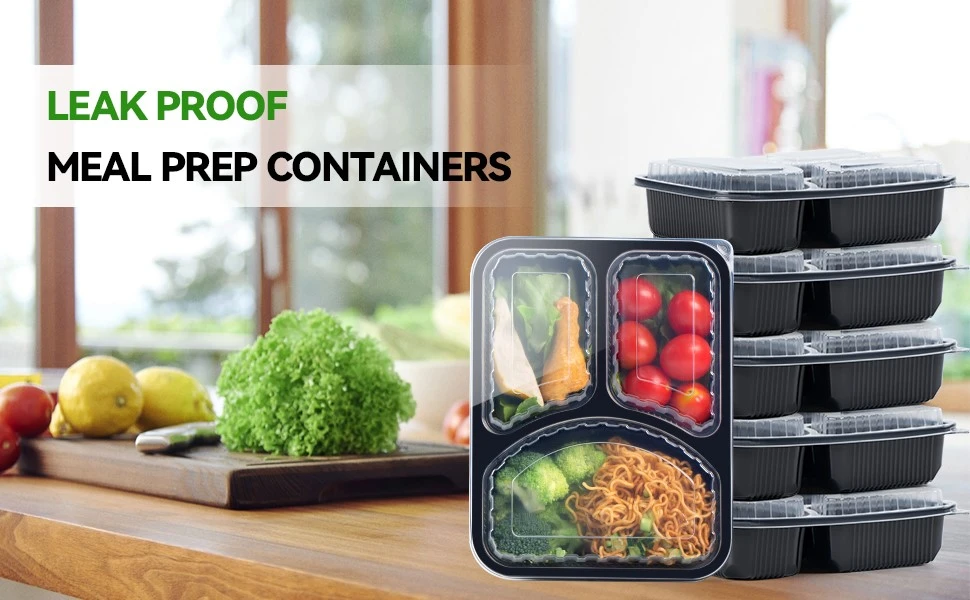 plastic containers with compartments