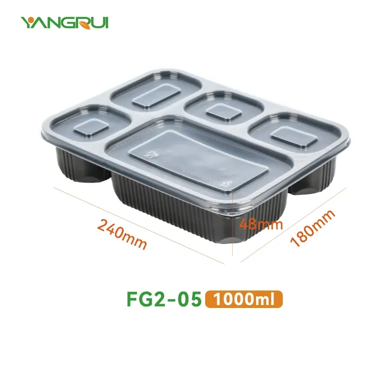 5-compartment to-go bento box 5-compartment to-go bento box