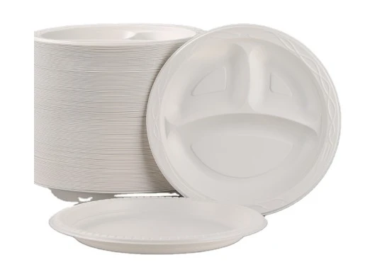 Black and White MFPP Round Plate