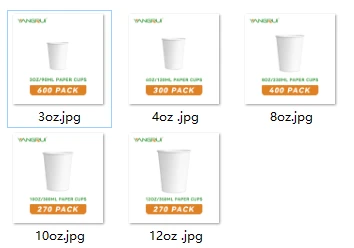 Custom paper cups