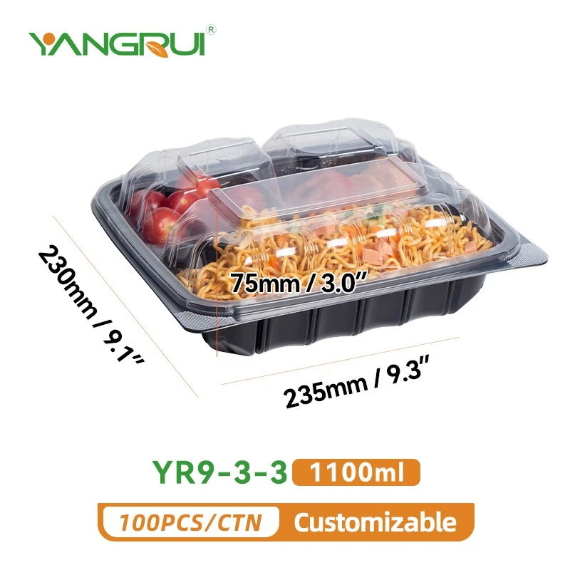 2 compartment food containers