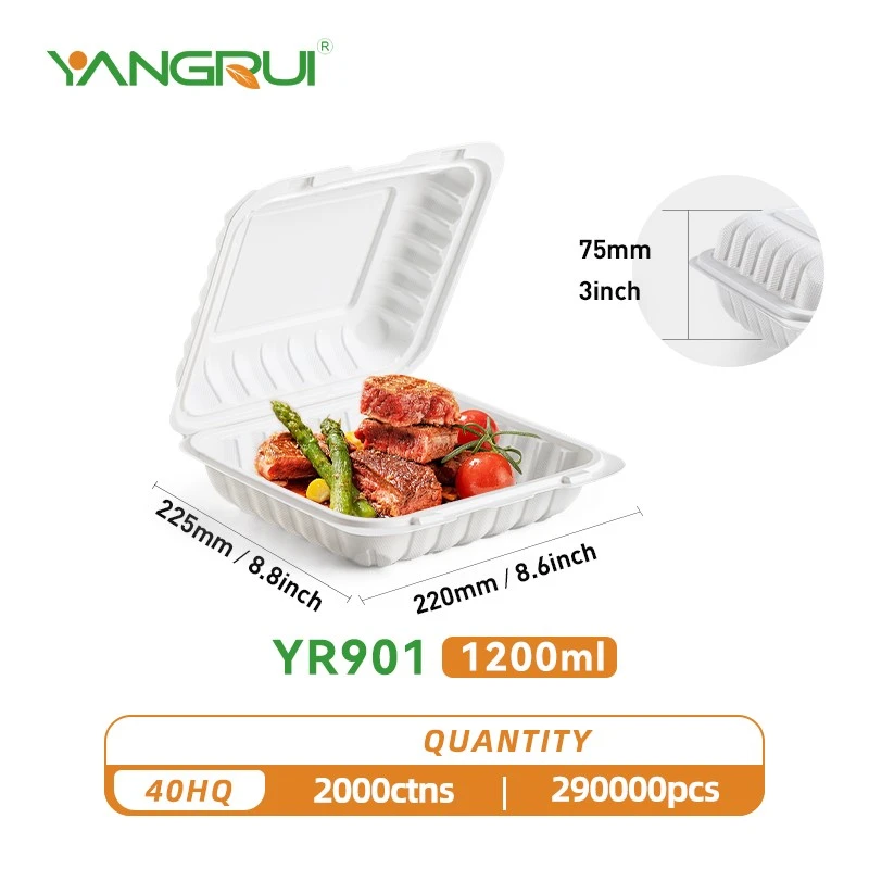 Clamshell Take-Out Food Box